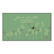 Meadow, business card template