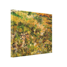 Meadow in Saint-Paul Hospital garden by van Gogh Canvas Prints