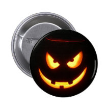mean jack-o-lantern pins