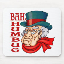 Mean Old Scrooge Mousepad