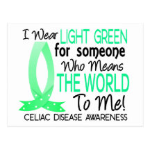 Means The World To Me Celiac Disease Post Cards