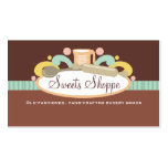 measuring cup rolling pin baking business cards...