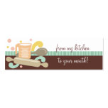 measuring cup spoon rolling pin baking gift tags business cards