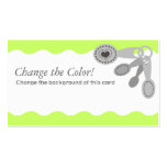 Measuring spoons heart cooking baking biz cards business card