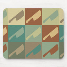Meat Cutting Pop Art Mouse Mat