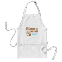 Meat Is Murder Aprons