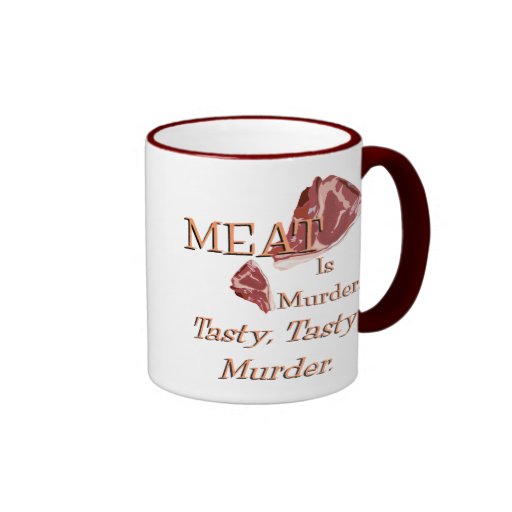 Meat Is Murder Coffee Mugs