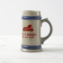Meat is Murder, Tasty Murder Coffee Mugs