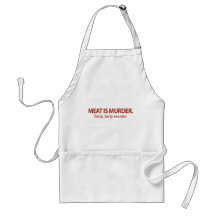Meat is Murder...Tasty, tasty murder. Apron