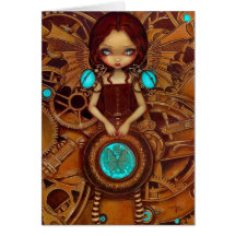 "Mechanical Angel I" Greeting Card