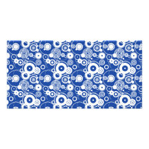 Mechanical circles pattern photo card template