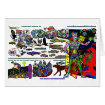 Mechanical Marketing Arm Greeting Card