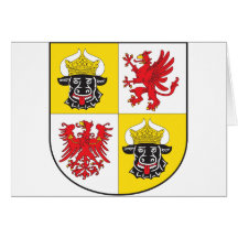 Mecklenburg-Vorpommern Wappen groß Karte