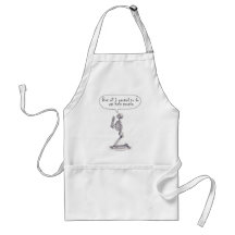 Med Student Skeleton Prayer Apron
