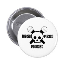 Media Fiasco Podcast Pinback Button