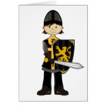 Mediaeval Black Knight Card