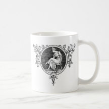 mediaeval dress mug