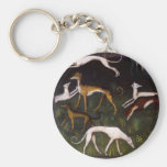 'Mediaeval Greyhounds' Keychains