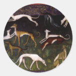 'Mediaeval Greyhounds' Sticker