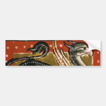 Mediaeval Griffin Bumper Sticker