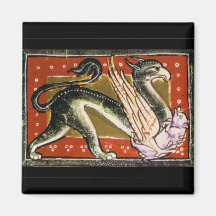 Mediaeval Griffin Magnet