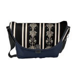 Mediaeval inspired design stripes unisex design commuter bag