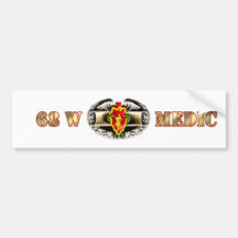 MEDIC 25TH ID BUMPER STICKERS
