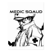 medic squad post card