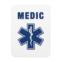 Medic Star Of Life Flexible Magnet