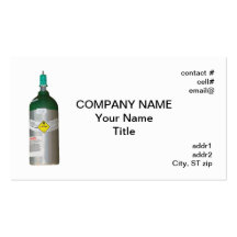 Medical oxygen cylinder business cards