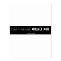 MEDICAL POPULATION CONTROL POST CARD