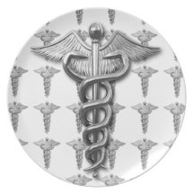 Medical Profession Symbol Dinner Plates