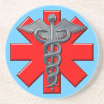 Medical Symbol Drink Coasters