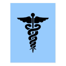 Medical Symbol Post Cards
