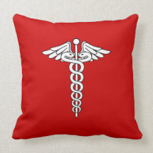Medical Symbol Throw Pillow