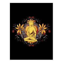 Medicine Buddha in Meditation Postcard