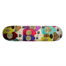 Medicine Man Magic Potion Apothecary Tonic Bottles Skate Board
