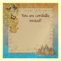 Medieval Fairy Tale Castle invitations