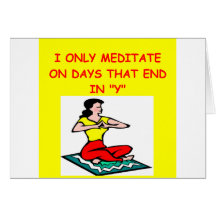 MEDITATE CARD