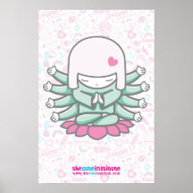 meditating shiva posters