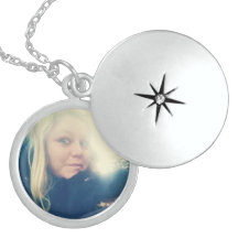 Medium Round Sterling Silver Locket