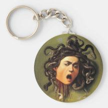 Medusa, Caravaggio Keychains