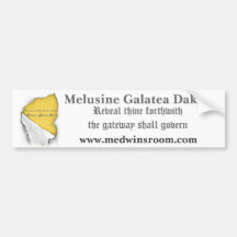 medwin title page., Melusine Galatea Dakini, Re... Bumper Sticker