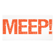 Meep Photo Greeting Card