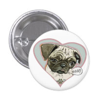 Meeping Pug Puppy by Mudge Studios