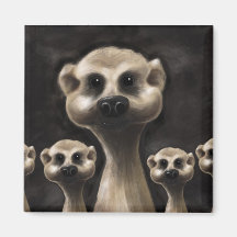 Meerkat fridge magnet