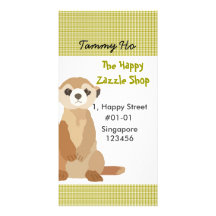 Meerkat Namecard (Vertical) Photo Card