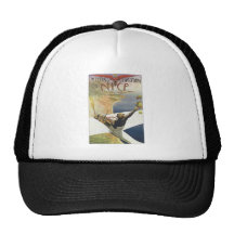 Meeting Aviation Nice Travel Poster Hat
