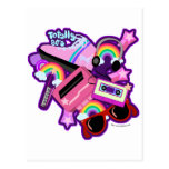 Mega 80's love post card