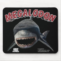 Megalodon Shark Mouse Pads